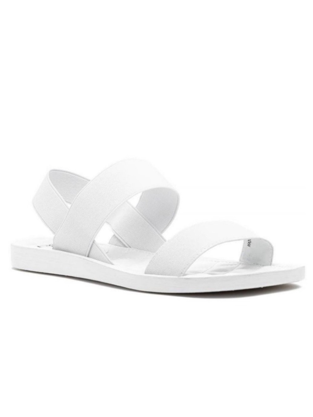 Steve Madden Rafa Sandals White Size 9.5 Nordstrom Slipโ On Elastic Strap Shoes